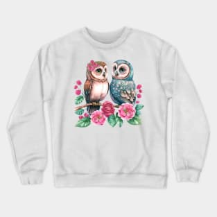 owl Blue Crewneck Sweatshirt